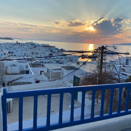 Elenitas Town House With Veranda And Sea View Mykonos Town Zewnętrze zdjęcie