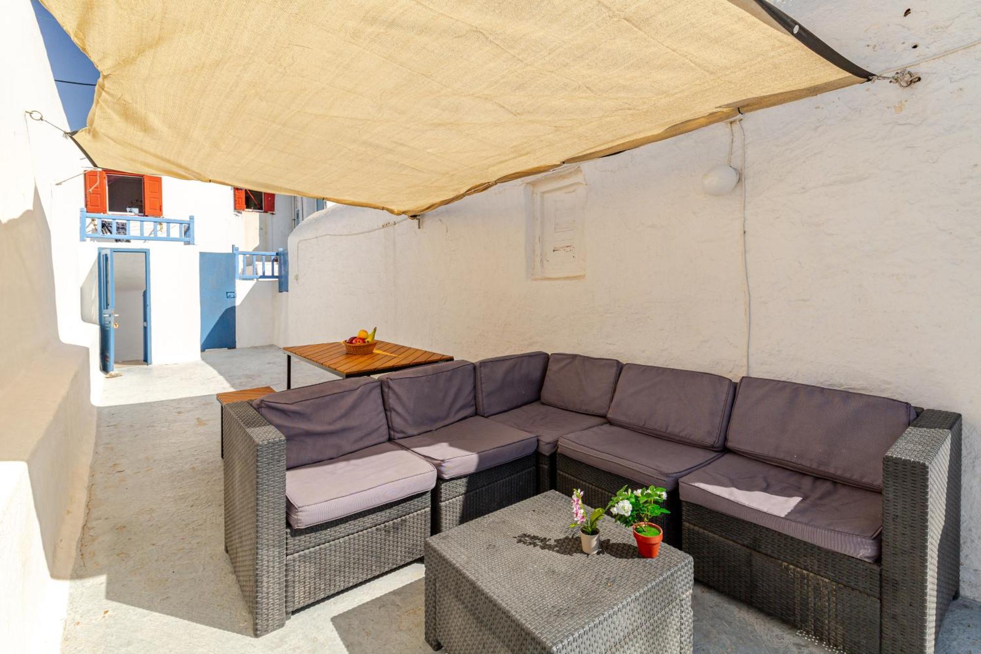 Elenitas Town House With Veranda And Sea View Mykonos Town Zewnętrze zdjęcie